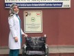 İş İnsanı Engin Yerlikaya tarafından Bağışlanan Tekerlekli Sandalyeyi İlettik